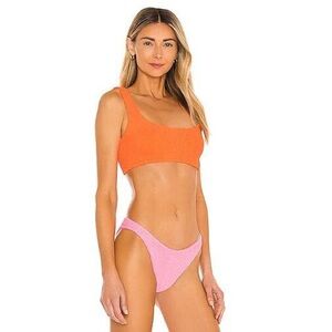 Hunza G color block bikini